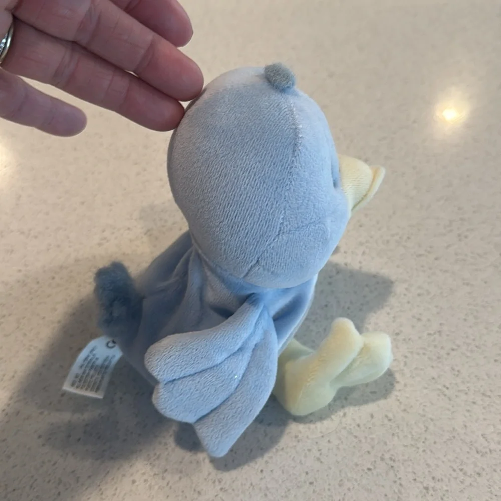 Precious Moments Tender Tails Baby Spring Blue Bird Plush Beanie